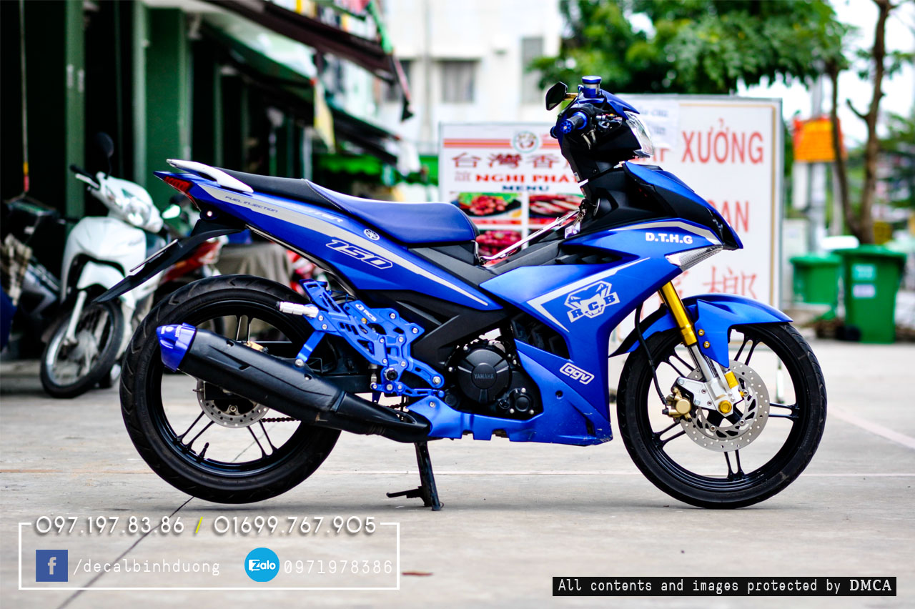 Xe Exciter 150 Xanh GP Độ Đúng Chỗ Đẹp Đúng Chất